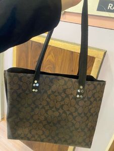 Authentic Coach Monogram Tote Bag