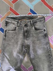 Original Ed Hardy Men's Grey Acid Wash Jeans