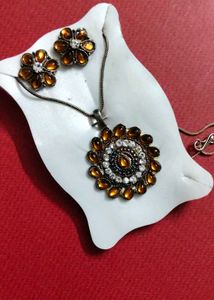 Vintage Flower Jewelry Set