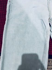 Light Blue Wide Leg Jeans