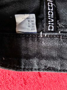 Wide Leg Black Jeans
