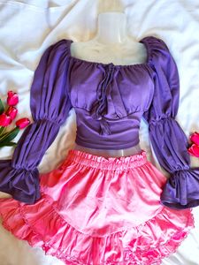 Cottagecore Bardot Milkmaid Trending Top