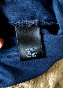 Croft &amp; Barrow Men Navy Blue Long Sleeve T-Shirt