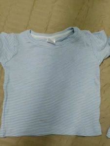 Baby Blue Striped T-Shirts (2-Pack)