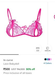Pink Lace Bralette