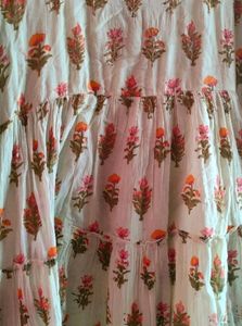 Floral Print Tiered Dress