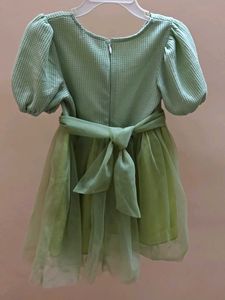 Hopscotch Green Party Dress