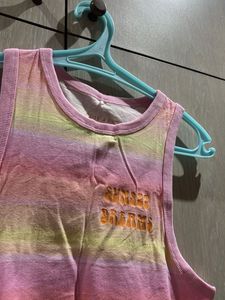 Tie-Dye Crop Tank Top