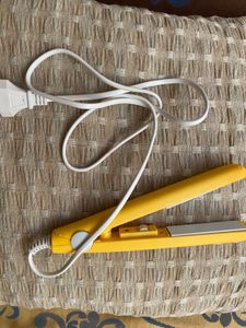 Yellow Mini Hair Straightener