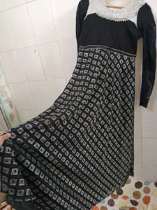 Elegant Black Ethnic Gown
