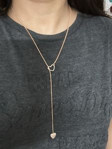 Glo Accessories Rose Gold Heart Necklace