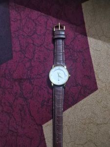 Titan Analog Watch with Brown Strap