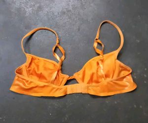 Orange Padded Bra