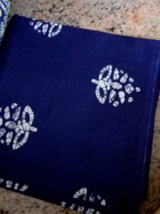 Beautiful Blue Batik Dress Material