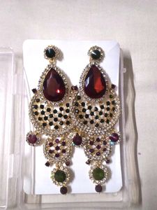 Elegant emerald  Dangle Earrings