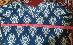 Blue Cotton Blend Kurti ..