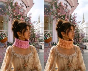 Knitted Scarves Set