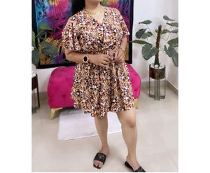 Chic Floral Print Midi Dress