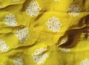 Vibrant Yellow Anarkali Kurta Set