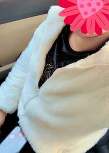 Cozy White Fleece Jacket