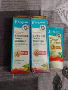 Pilgrim Brightening Serum Sunscreen