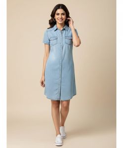 Denim Shirt Dress