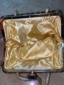 Vintage Rhinestone Clutch Evening Bag
