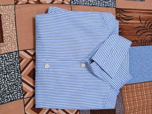 Blue Striped Men's Shirt