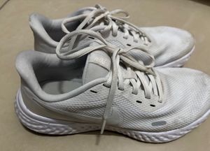Nike White Running Shoes