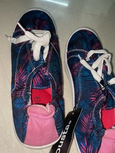 YOUSta Slip-On Canvas Shoes - Tropical Print