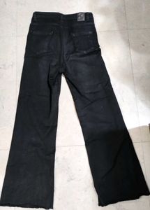 Stylish Black Wide Leg Jeans