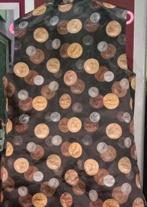 Waistcoat in Unique Coin Print Nehru Jacke