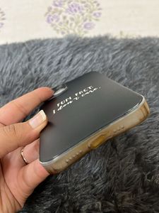 Black Phone Case "Fun Fact: I Don't Care"
