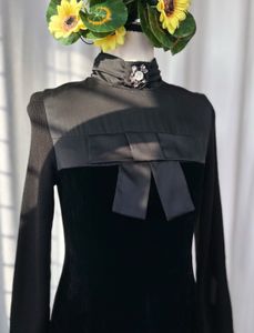 Korean Velvet Dress