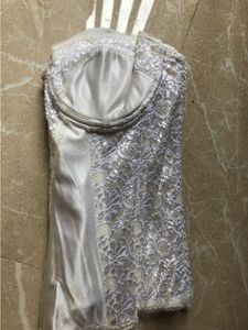 Vintage White Lace Corset Bustier