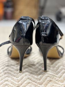 Elegant Black Strappy Heels