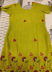 Embroidered Georgette Kurta