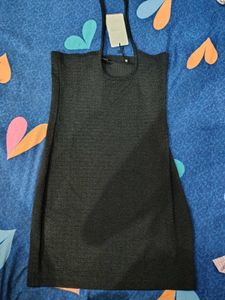 Chic Textured Mini Dress
