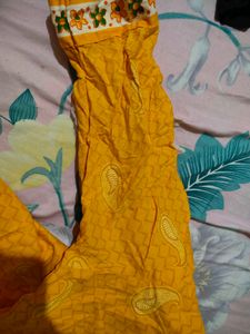 Beautiful Yellow Kurta Set with Dupatta