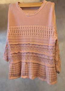 ONLY Peach Knit Top (S)
