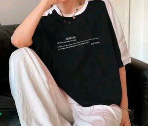 Stylish Black & White Graphic T-Shirt