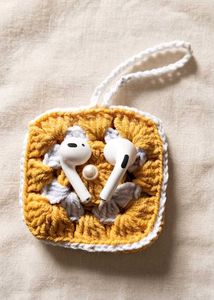 Handmade Crochet Square Charm