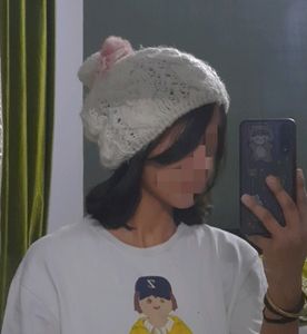 kawaii woolen cap 🌸