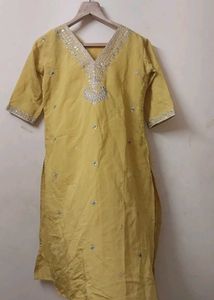 Elegant Yellow Kurta
