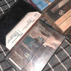 5 vintage English audio casettes
