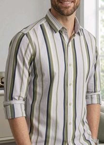 Incurve men's full sleeve striped shirt Good condi