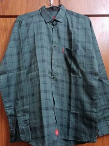 Men's Green Plaid Shirt