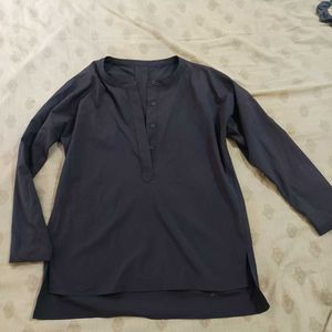 Solid Dark Grey Top
