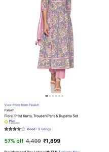 Combo Women's Cotton Anarkali + Here&amp;Now KPD