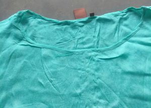 Teal Ombre Sequined Tunic Top